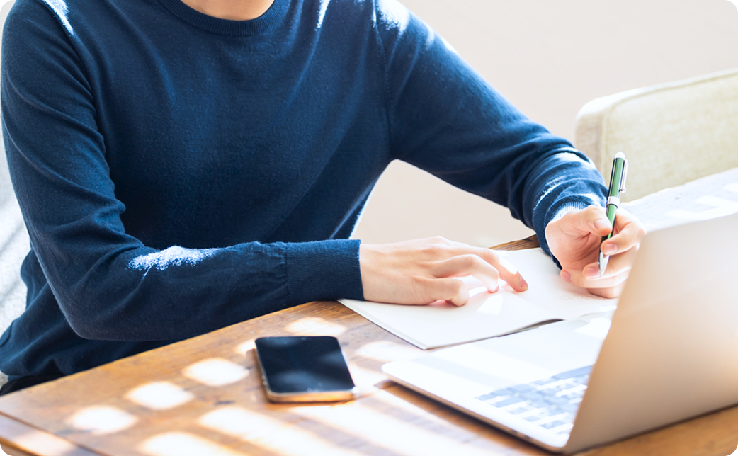 オンライン学習している様子